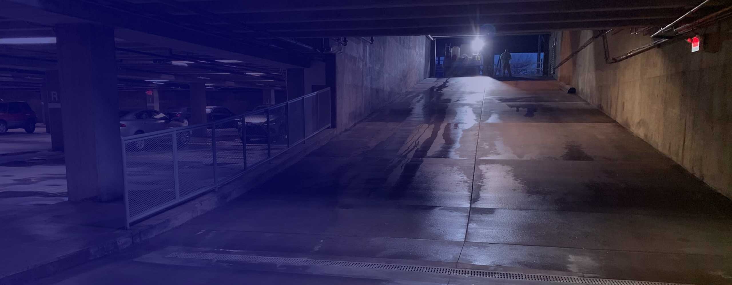 Stairwell Pressure Washing