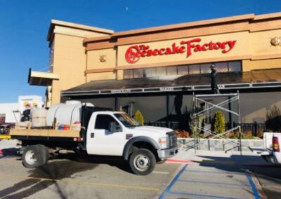 Cheesecake Factory Restaurant Cleaning and pressure washing