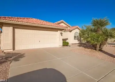 Concrete Driveway residential pressure washing in Chandler, AZ