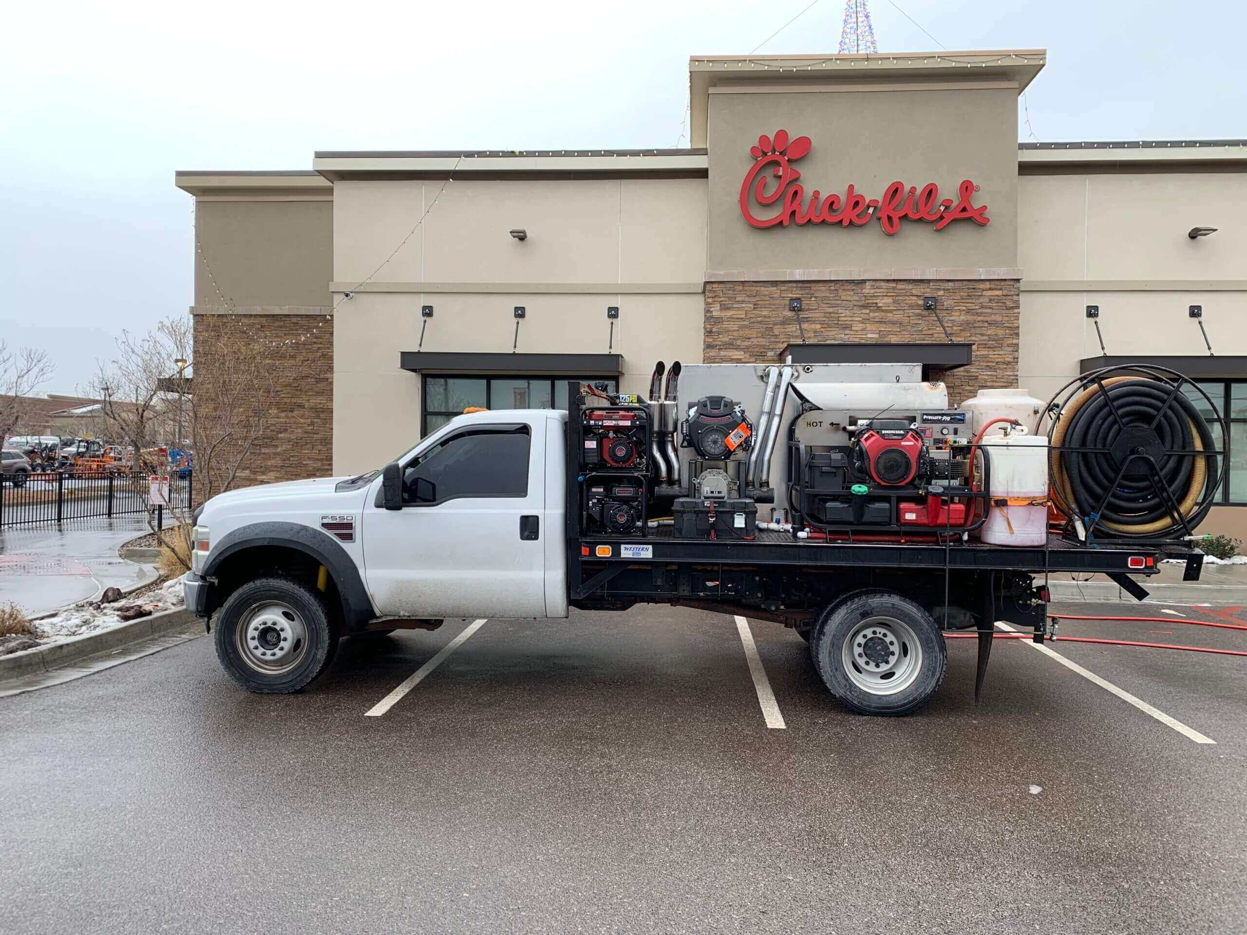 Truckmount Facade Cleaning