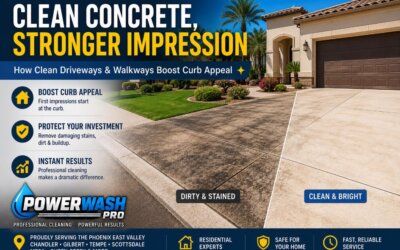 How Dirty Concrete Hurts Curb Appeal
