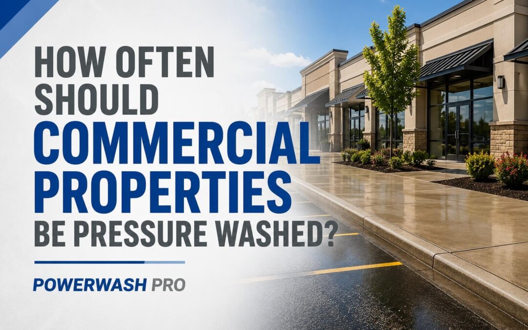 How Often Should Commercial Properties Be Pressure Washed