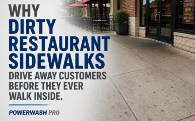 Why Dirty Restaurant Sidewalks Drive Away Customers Before They Ever Walk Inside